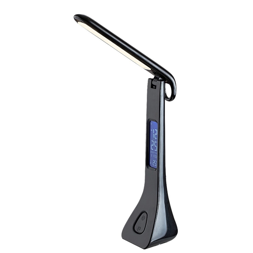 Rabalux - Ρυθμιζόμενο LED επιτραπέζιο φωτιστικό με οθόνη LED/7W/5V 4000K μαύρο