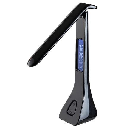 Rabalux - Ρυθμιζόμενο LED επιτραπέζιο φωτιστικό με οθόνη LED/7W/5V 4000K μαύρο