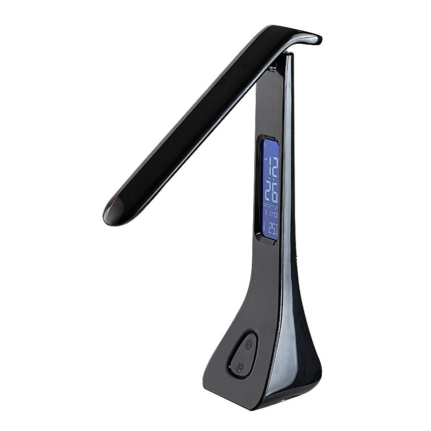 Rabalux - Ρυθμιζόμενο LED επιτραπέζιο φωτιστικό με οθόνη LED/7W/5V 4000K μαύρο