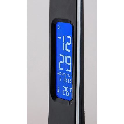 Rabalux - Ρυθμιζόμενο LED επιτραπέζιο φωτιστικό με οθόνη LED/7W/5V 4000K μαύρο