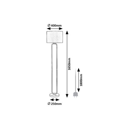Rabalux - Επιδαπέδιο φωτιστικό 1xE27/60W/230V