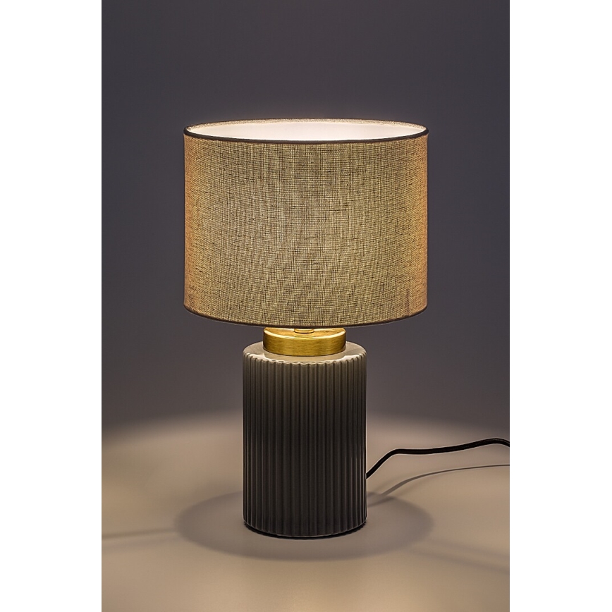 Rabalux - Επιτραπέζιο φωτιστικό 1xE14/40W/230V γκρι