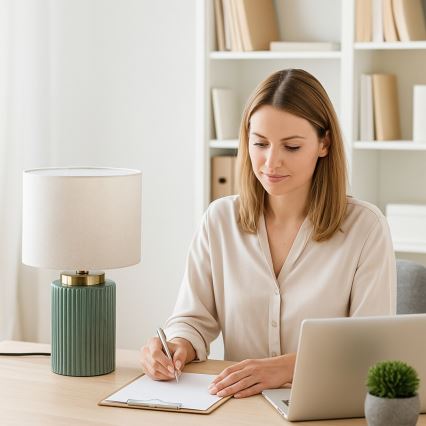 Rabalux - Επιτραπέζιο φωτιστικό 1xE14/40W/230V πράσινο