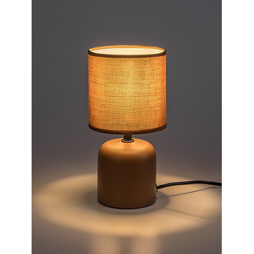 Rabalux - Επιτραπέζιο φωτιστικό 1xE14/40W/230V καφέ