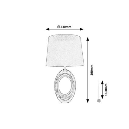 Rabalux - Επιτραπέζιο φωτιστικό 1xE14/25W/230V