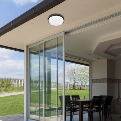 Rabalux - Εξωτερικό οροφής φωτιστικό LED/15W/230V IP54 μαύρο