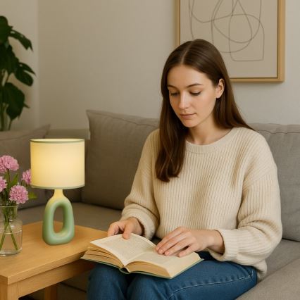 Rabalux - Επιτραπέζιο φωτιστικό 1xE14/40W/230V πράσινο