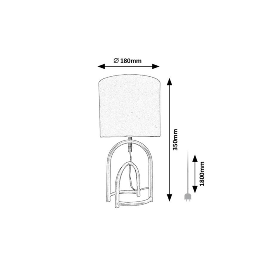 Rabalux - Επιτραπέζιο φωτιστικό 1xE14/25W/230V