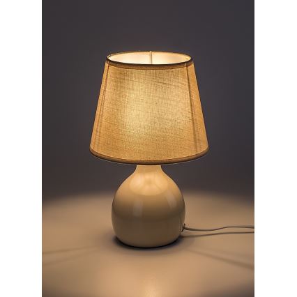 Rabalux - Επιτραπέζιο φωτιστικό 1xE14/40W/230V μπεζ