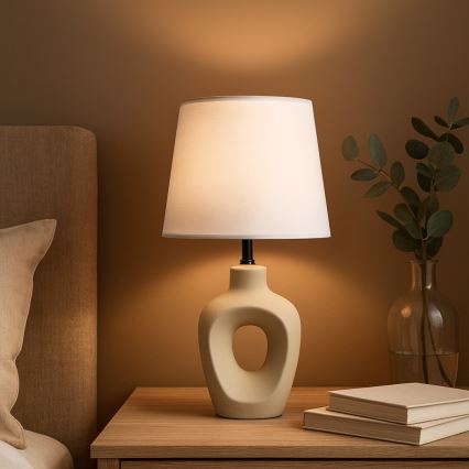 Rabalux - Επιτραπέζιο φωτιστικό 1xE14/25W/230V μπεζ