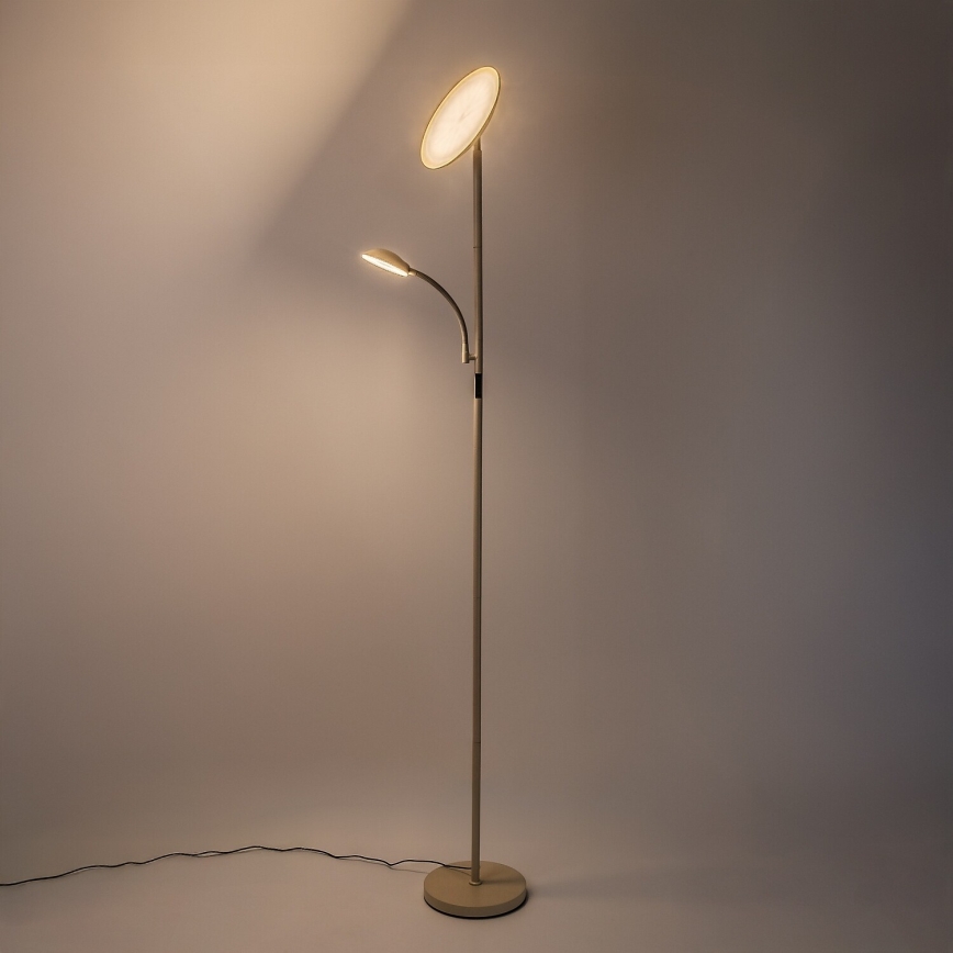Rabalux - LED ρυθμιζόμενο φωτιστικό δαπέδου LED/23W/230V 3000/4200/6500 μπεζ