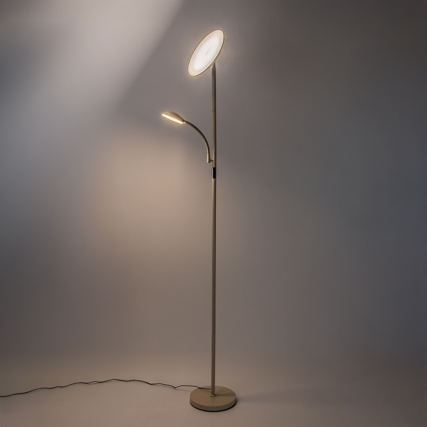 Rabalux - LED ρυθμιζόμενο φωτιστικό δαπέδου LED/23W/230V 3000/4200/6500 μπεζ
