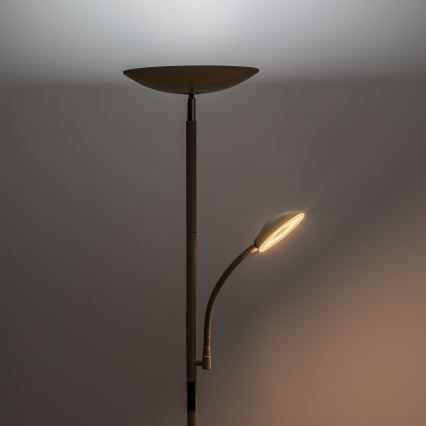 Rabalux - LED ρυθμιζόμενο φωτιστικό δαπέδου LED/23W/230V 3000/4200/6500 μπεζ