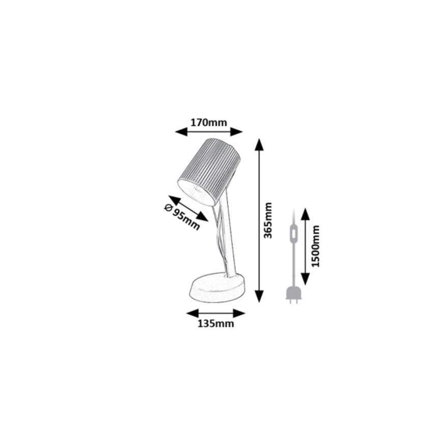 Rabalux - Επιτραπέζιο φωτιστικό 1xE14/11W/230V πράσινο