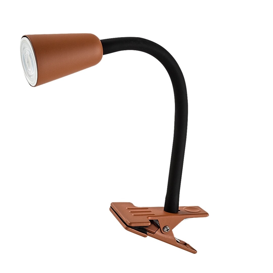 Rabalux - Επιτραπέζιο φωτιστικό με κλιπ 1xGU10/7W/230V πορτοκαλί