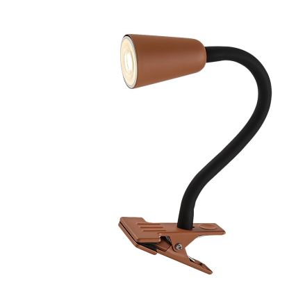 Rabalux - Επιτραπέζιο φωτιστικό με κλιπ 1xGU10/7W/230V πορτοκαλί