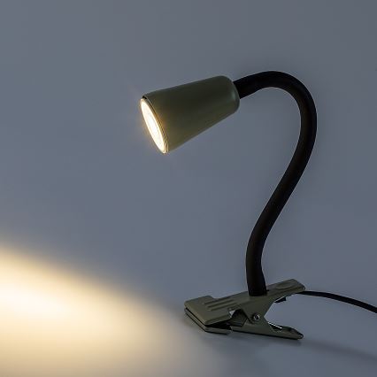 Rabalux - Επιτραπέζιο φωτιστικό με κλιπ 1xGU10/7W/230V χακί