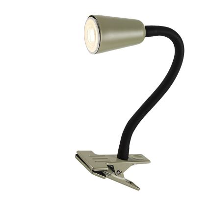 Rabalux - Επιτραπέζιο φωτιστικό με κλιπ 1xGU10/7W/230V χακί