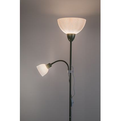 Rabalux - Επιδαπέδιο φωτιστικό με 1xE27 (60W/230V) + 1xE14 (25W), πράσινο