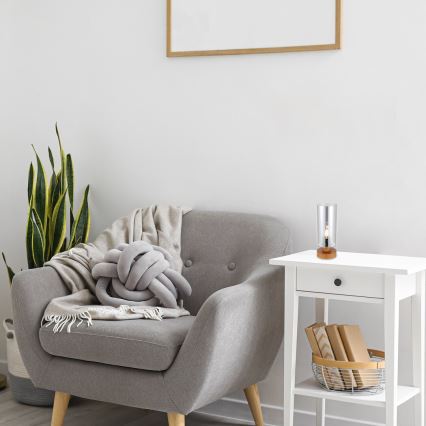 Rabalux - Επιτραπέζιο φωτιστικό 1xE27/25W/230V δρυς