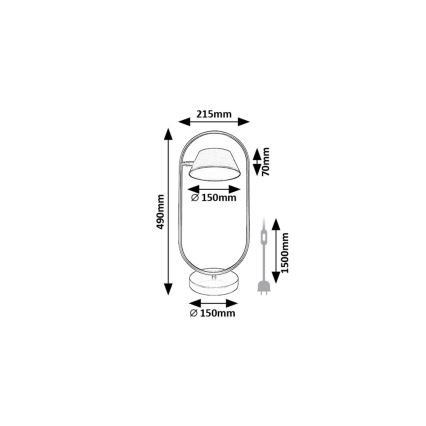 Rabalux - Επιτραπέζια λάμπα LED LED/6W/230V 3000K