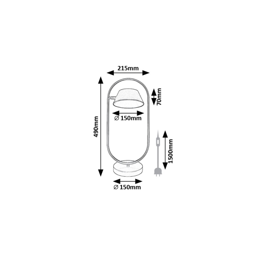Rabalux - Επιτραπέζια λάμπα LED LED/6W/230V 3000K