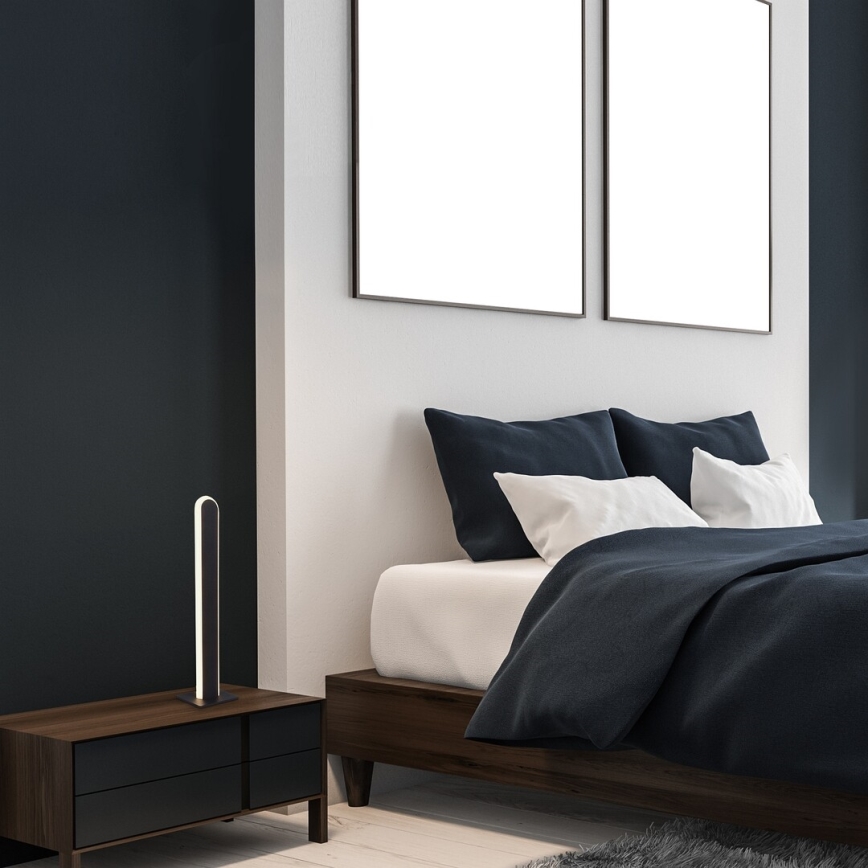 Rabalux - Επιτραπέζια λάμπα dimming LED LED/15W/230V 3000/4000K μαύρο