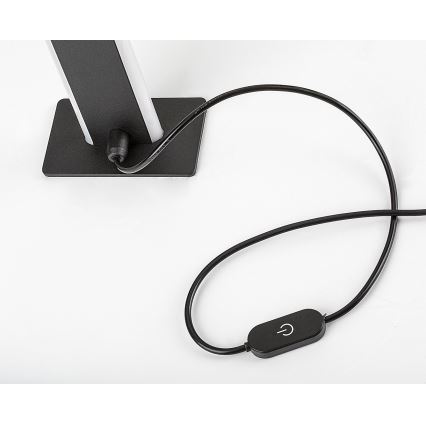 Rabalux - Επιτραπέζια λάμπα dimming LED LED/15W/230V 3000/4000K μαύρο