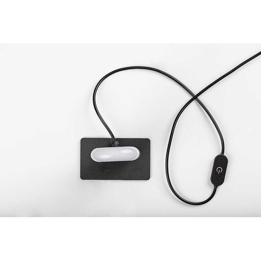 Rabalux - Επιτραπέζια λάμπα dimming LED LED/15W/230V 3000/4000K μαύρο