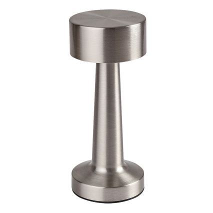 Rabalux - Επαναφορτιζόμενος επιτραπέζιος φωτιστικό LED αφής LED/2,7W/5V 1200mAh 3000/4000/6000K ματ χρώμιο