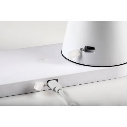 Rabalux - LED Dimmable επαναφορτιζόμενο επιτραπέζιο φωτιστικό	 με ασύρματη φόρτιση LED/5W/5V 3000/4000/5000K