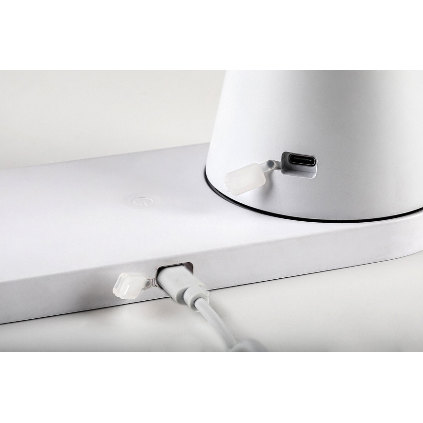 Rabalux - LED Dimmable επαναφορτιζόμενο επιτραπέζιο φωτιστικό	 με ασύρματη φόρτιση LED/5W/5V 3000/4000/5000K