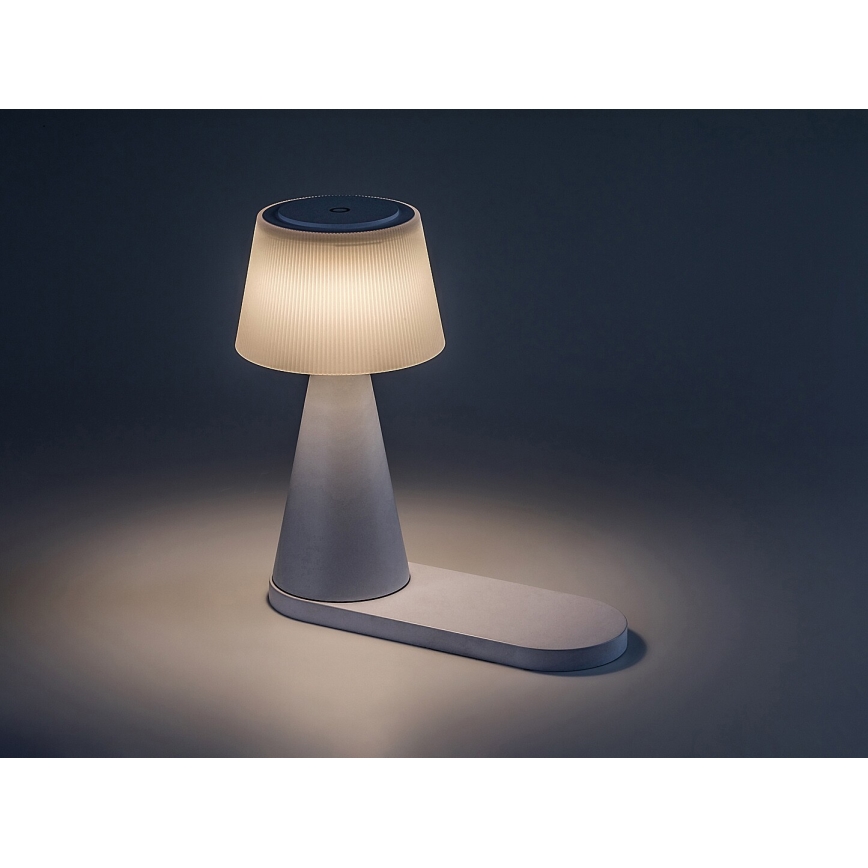 Rabalux - LED Dimmable επαναφορτιζόμενο επιτραπέζιο φωτιστικό	 με ασύρματη φόρτιση LED/5W/5V 3000/4000/5000K