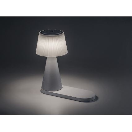Rabalux - LED Dimmable επαναφορτιζόμενο επιτραπέζιο φωτιστικό	 με ασύρματη φόρτιση LED/5W/5V 3000/4000/5000K
