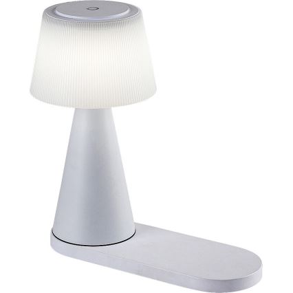 Rabalux - LED Dimmable επαναφορτιζόμενο επιτραπέζιο φωτιστικό	 με ασύρματη φόρτιση LED/5W/5V 3000/4000/5000K