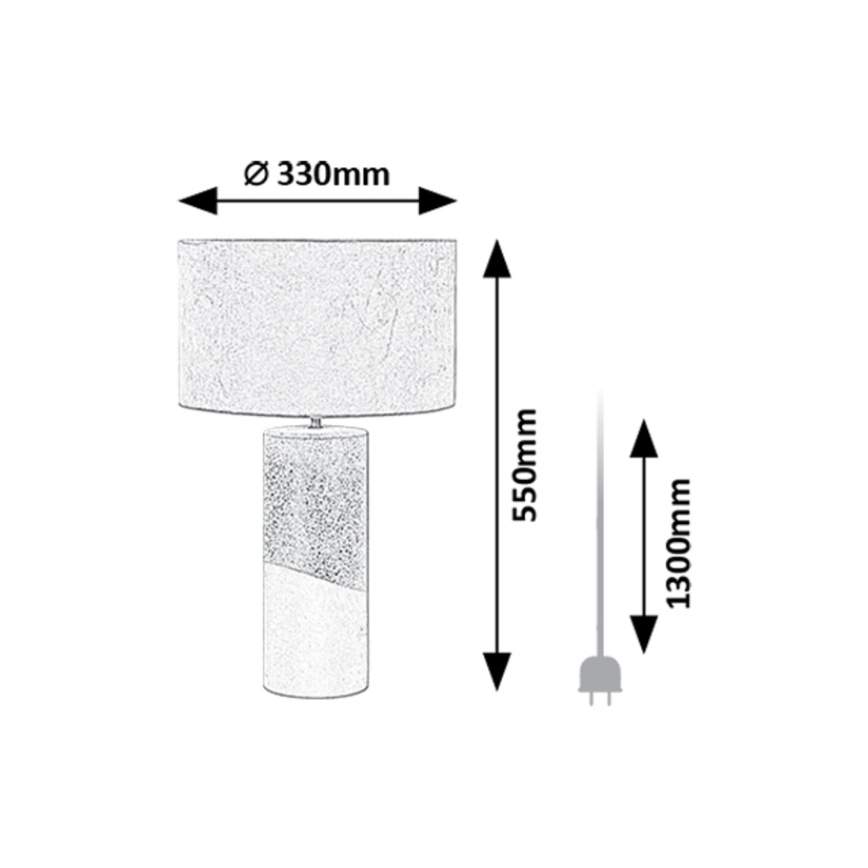 Rabalux - Eπιτραπέζιο φωτιστικό 1xE27/40W/230V