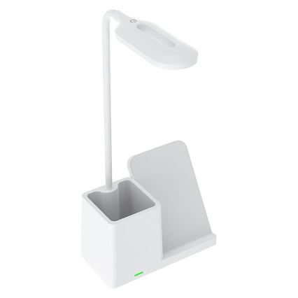 Rabalux - LED Dimmable επιτραπέζιο φωτιστικό με ασύρματη φόρτιση QI LED/4W/5V 3000/4000/6500K λευκό