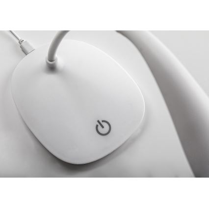 Rabalux - Ρυθμιζόμενο, εύκαμπτο επιτραπέζιο φωτιστικό LED/2W/5V λευκό