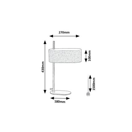 Rabalux - Eπιτραπέζιο φωτιστικό 1xE14/40W/230V