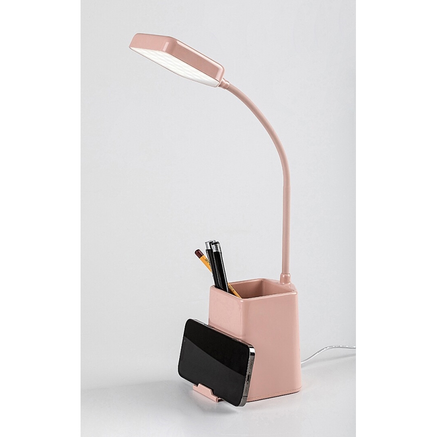 Rabalux - Επιτραπέζιο φωτιστικό LED ντιμαριζόμενο LED/6W/230V 5000K ροζ