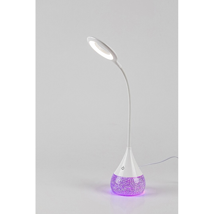 Rabalux - LED RGB Eπιτραπέζιο φωτιστικό  LED/4W/230V λευκό