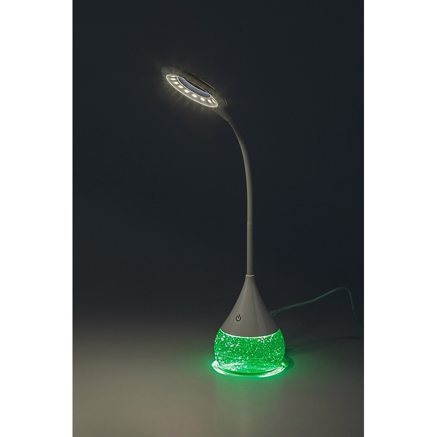 Rabalux - LED RGB Eπιτραπέζιο φωτιστικό  LED/4W/230V λευκό