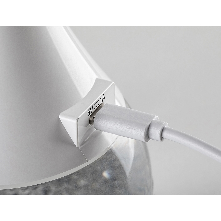 Rabalux - LED RGB Eπιτραπέζιο φωτιστικό  LED/4W/230V λευκό