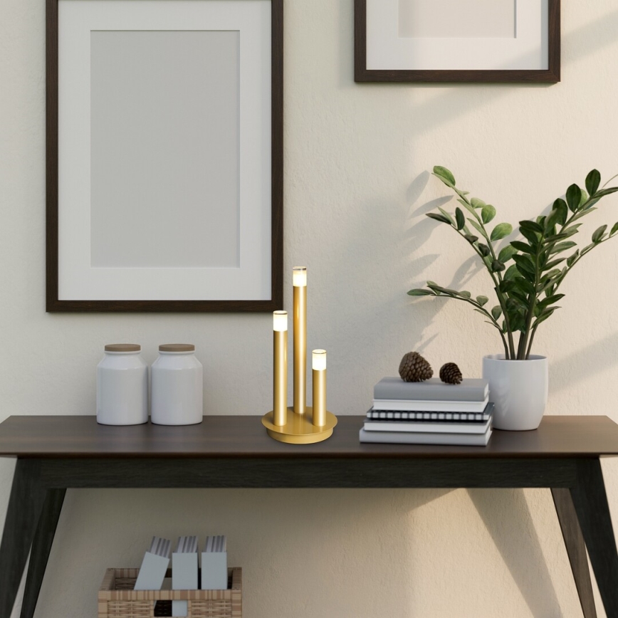 Rabalux - Eπιτραπέζιο φωτιστικό 3xG9/5W/230V χρυσό