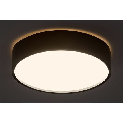 Rabalux - Φωτιστικό οροφής LED LED/18W/230V IP44 4000K διάμετρος 28 cm μαύρο