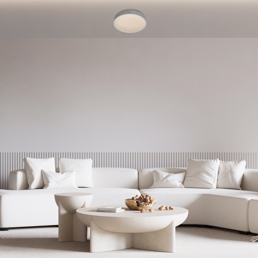 Rabalux - Φωτιστικό οροφής LED LED/18W/230V IP44 4000K ασήμι διάμετρος 28 cm