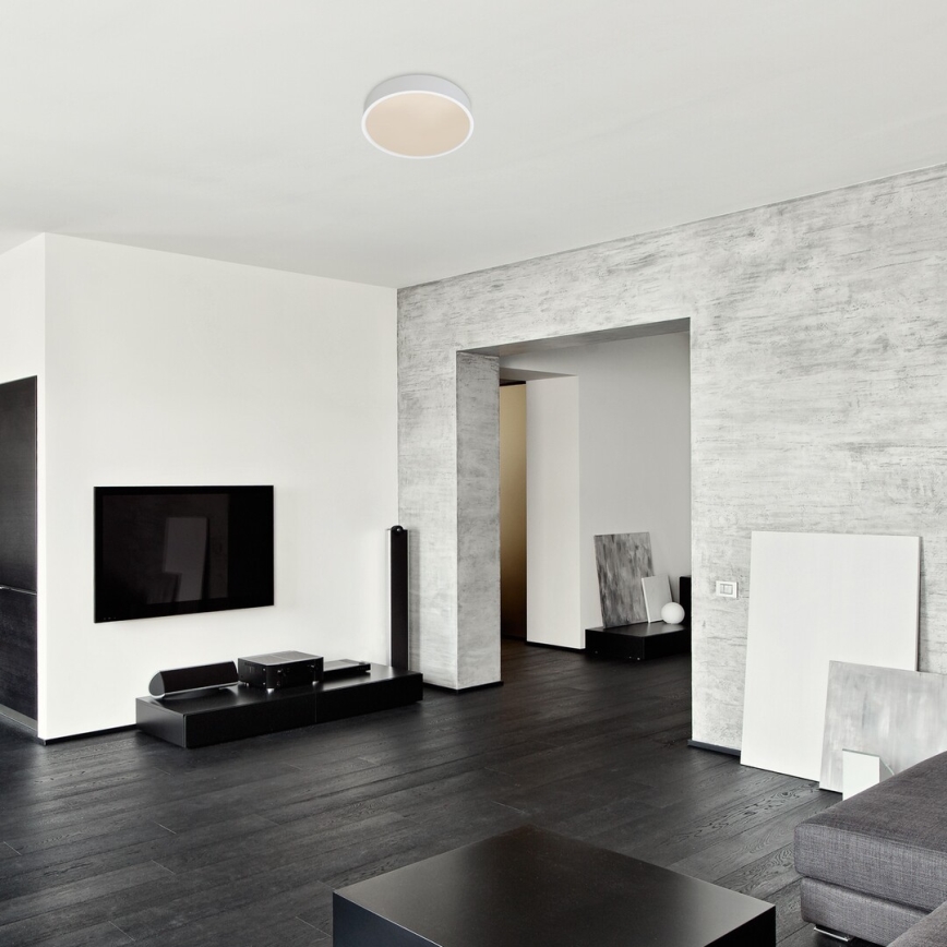 Rabalux - LED Οροφιαίο φωτιστικό με αισθητήρα LED/19W/230V IP44 4000K διάμ. 28,5 εκ. λευκό