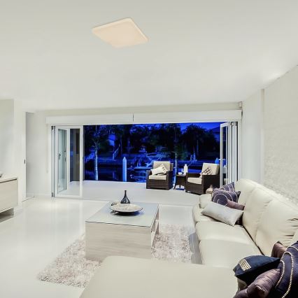 Rabalux - Φωτιστικό οροφής LED με αισθητήρα LED/20W/230V 4000K 32x32 cm