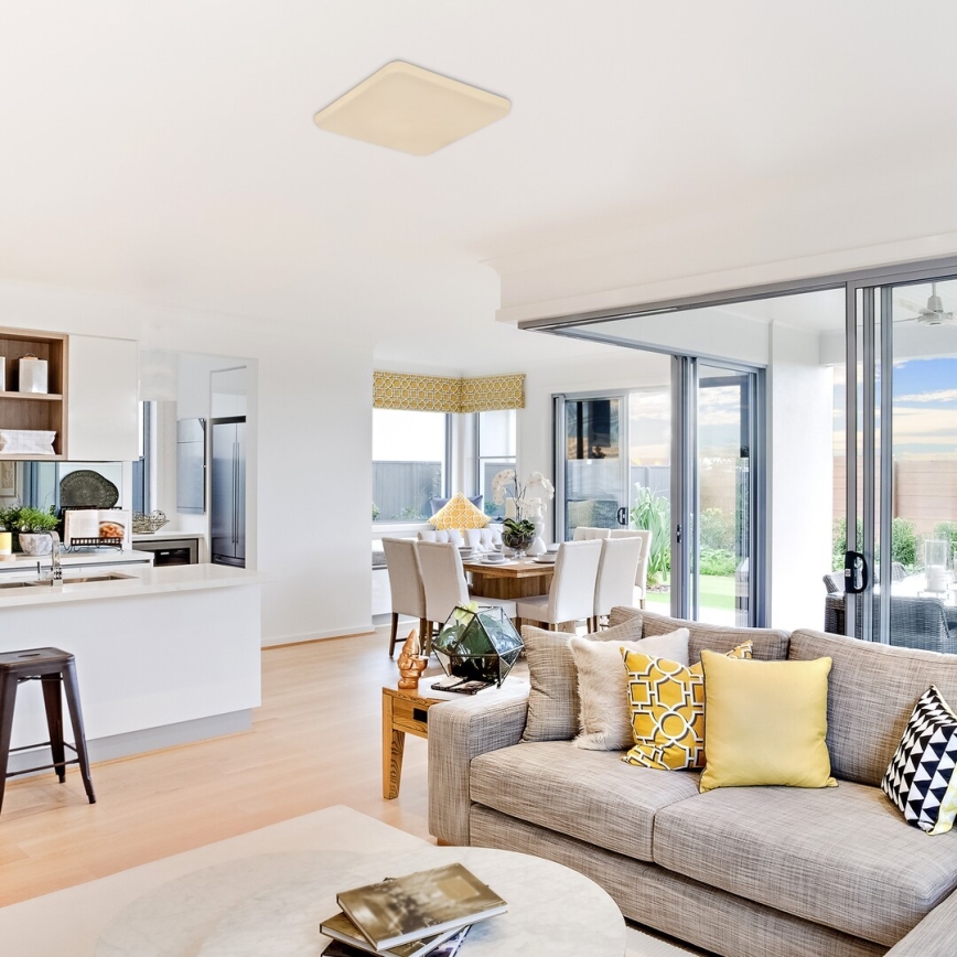 Rabalux - LED Οροφιαίο φωτιστικό με αισθητήρα LED/24W/230V 4000K 37x37cm