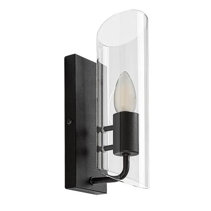 Rabalux - Επιτοίχιο φωτιστικό μπάνιου 1xE14/12W/230V IP44 μαύρο